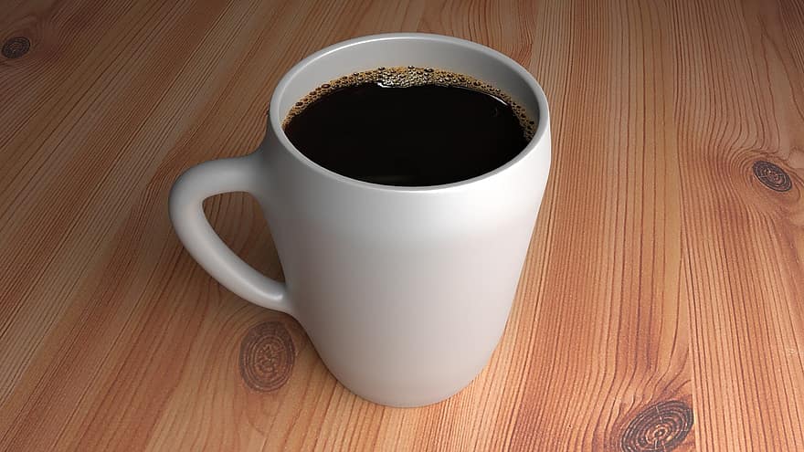 Kaffeetasse, Kaffee, Tasse, Cafe, Schaum, Kaffeeschaum, Getränk, brechen, profitieren von, Aroma, Kaffeebohnen