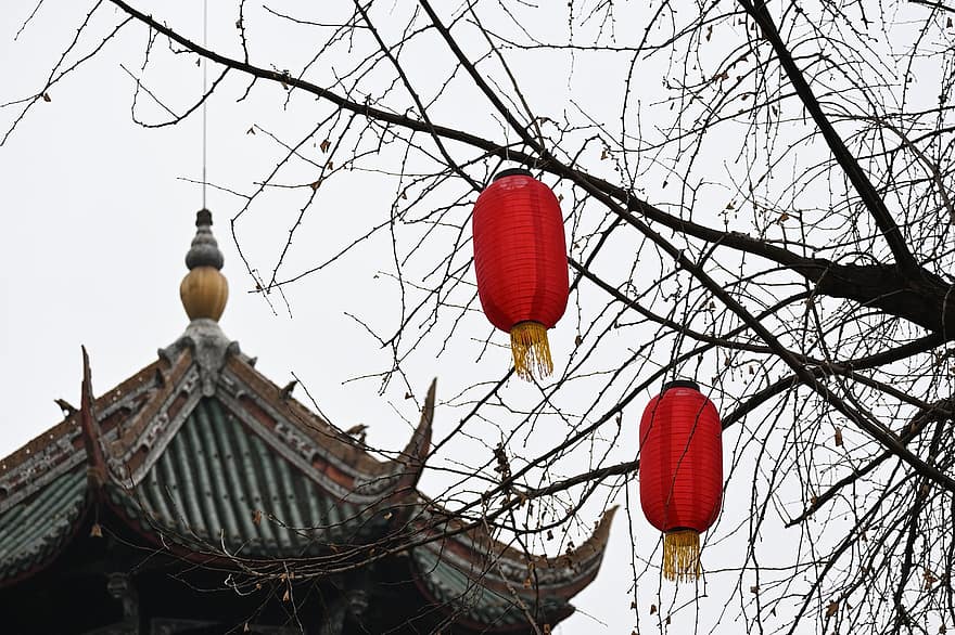 lanterna, festival, decoração, tradicional, culturas, cultura chinesa, celebração, arquitetura, religião, festival tradicional, cultura do leste asiático