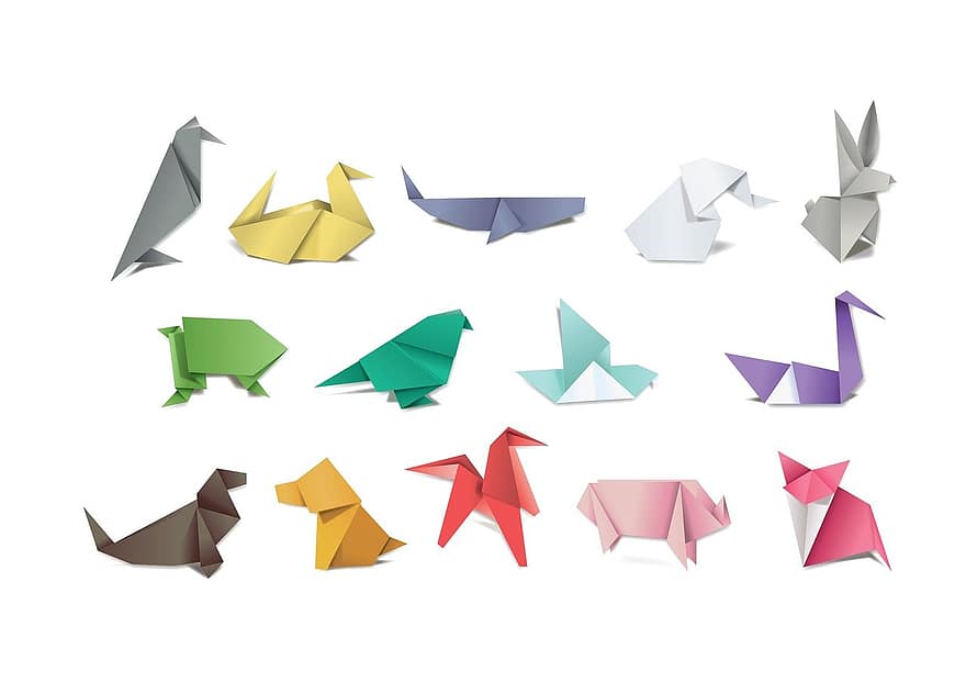origami, kertas, Melipat, Jepang, hobi, kerajinan