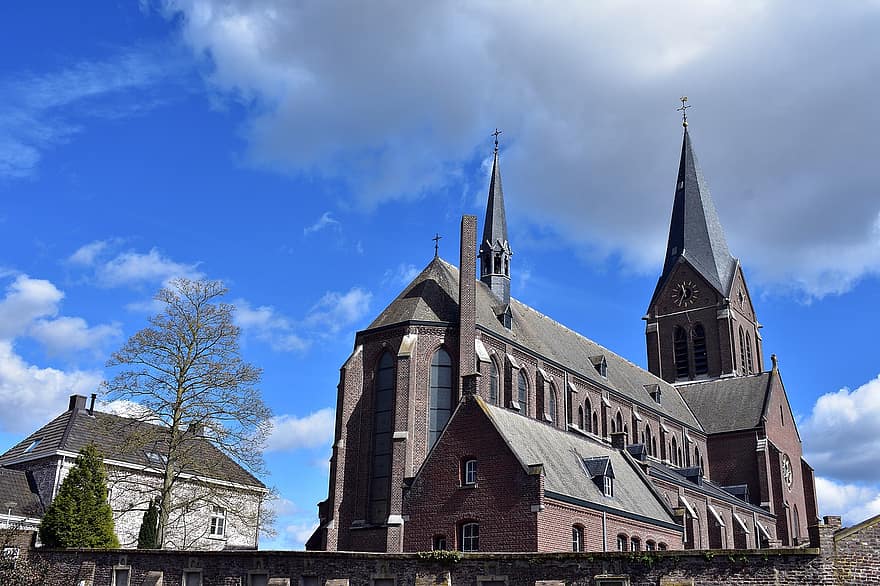 Iglesia, arquitectura, religión, edificio, torre, Países Bajos, catedral, cristianismo, lugar famoso, exterior del edificio, historia