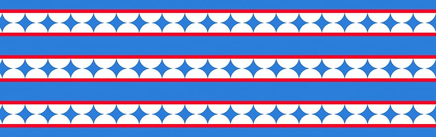 banner, Overskrift, mønster, diamant, stripe, blå banner, blått mønster