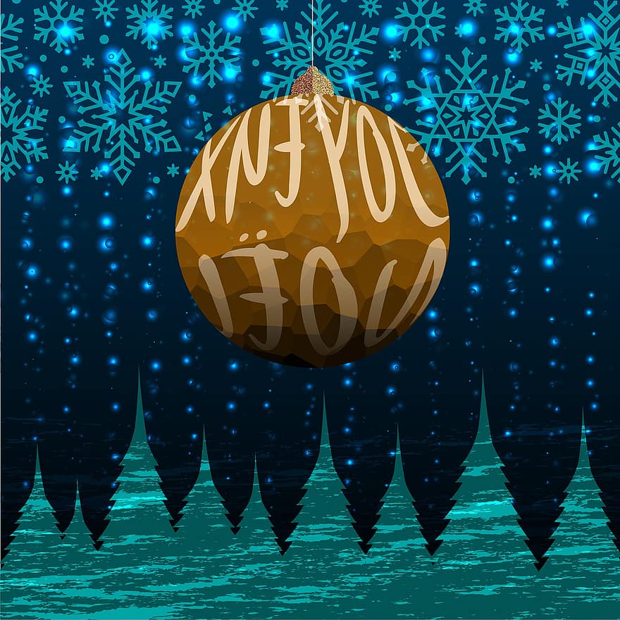 Christmas, Winter, Snow, Card, Happy, Tree, celebration, backgrounds, season, illustration, backdrop