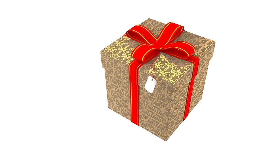 Present, Gift, Box, Holiday, Christmas, Ribbon, Celebration, Xmas, Bow, Decoration, Surprise