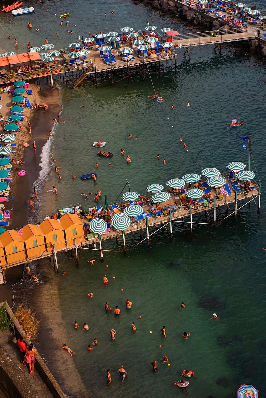 Costa de Amalfi, Italia, mar, Amalfi, verano, vacaciones, agua, viaje, destinos de viaje, relajación, barco náutico