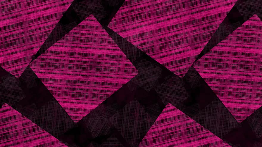 Abstract, Pattern, Square, Geometric, Pink, Fuchsia, Cosmic, Fabric, Textile, Black, Texture