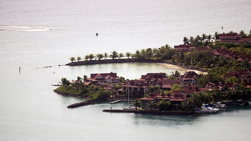 Seychelles, Eden Island, Villas, Island, Beach, Sea, Ocean