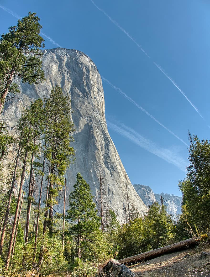 Yosemite, USA, tájkép, színpadi, Pierre, park, nemzeti, hegyek, gránit, természetes