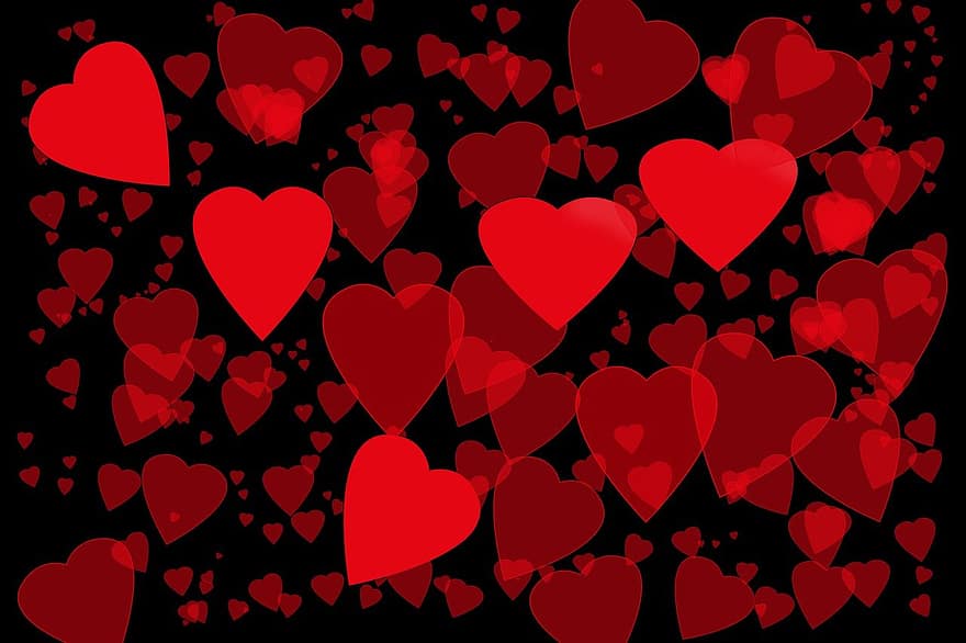 Hearts, Love, Valentine's Day, Background, Mother's Day, Symbol, I Love You, heart shape, romance, backgrounds, abstract