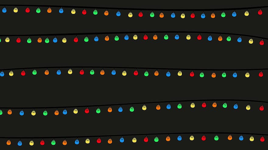 Light Bulbs, Lights, Christmas, Christmas Lights, Bulbs, Colorful, Colorful Lights, Design, Background, Wallpaper, Idea