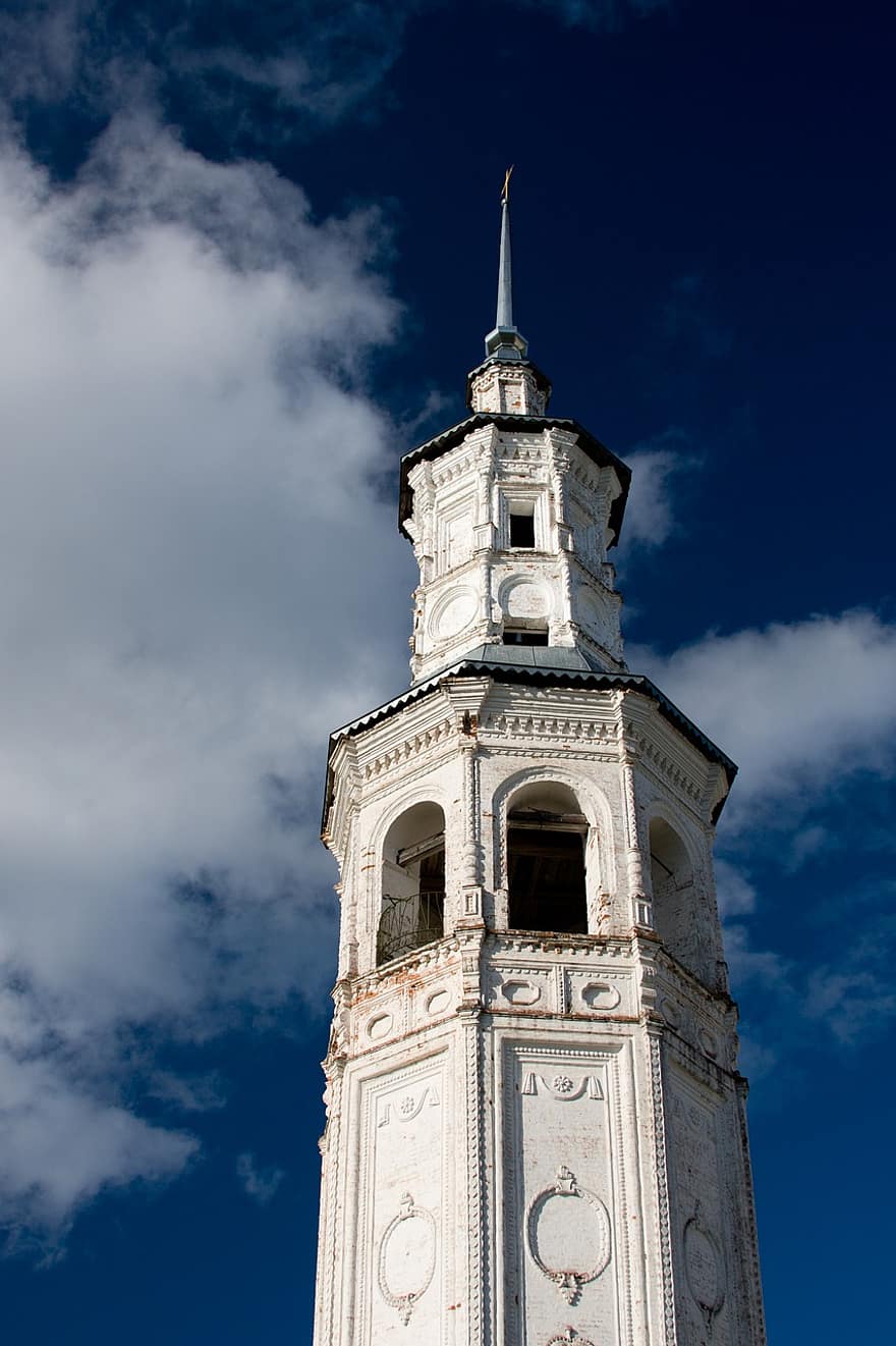 architektura, kostel, zvonice, katedrála, Rusko