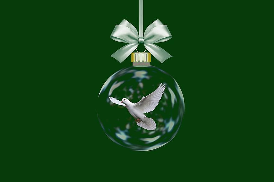 Christmas, Soap Bubble, Bird, Harmony, Seagull, Christmas Card, Dove, Mood, Background