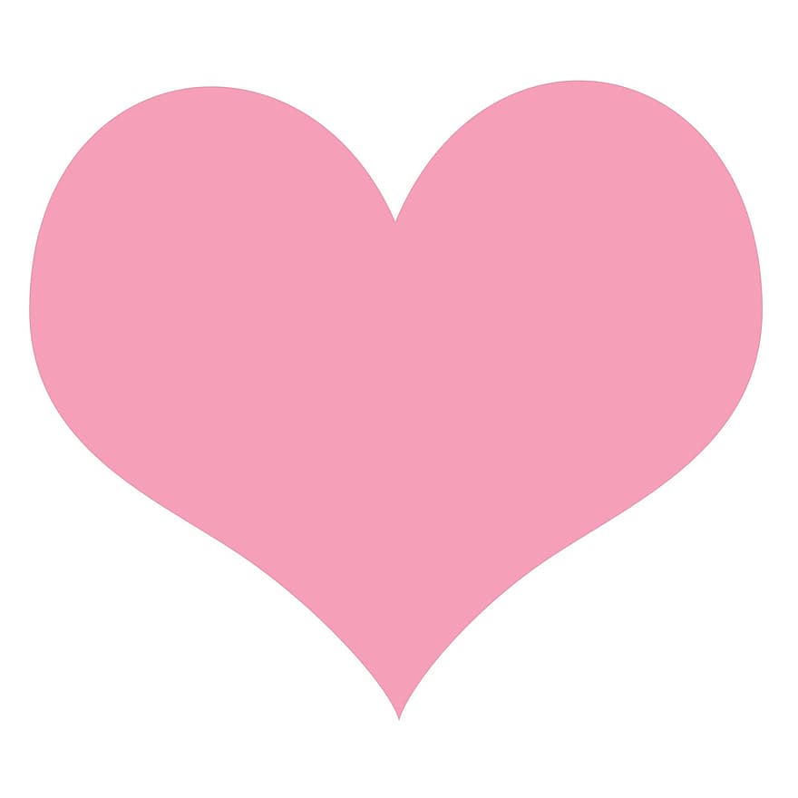 Heart, Pink, Love, Valentine, White, Symbol, Heart Shape, Icon, Logo, Scrapbooking, Card Making