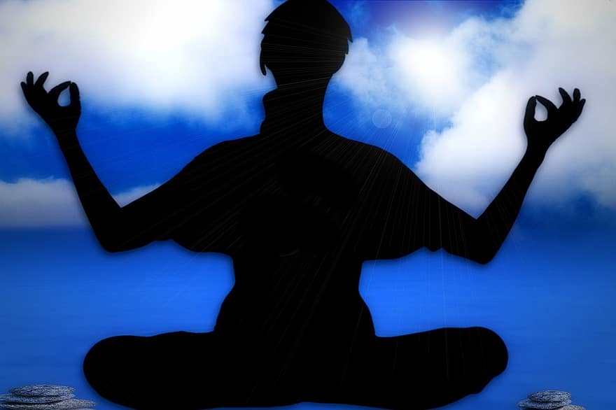 joga, sieviete, praksi, veselīgi, izmantot, meditācija, labsajūta, raksturs, atpūsties, harmonija, relaksācija