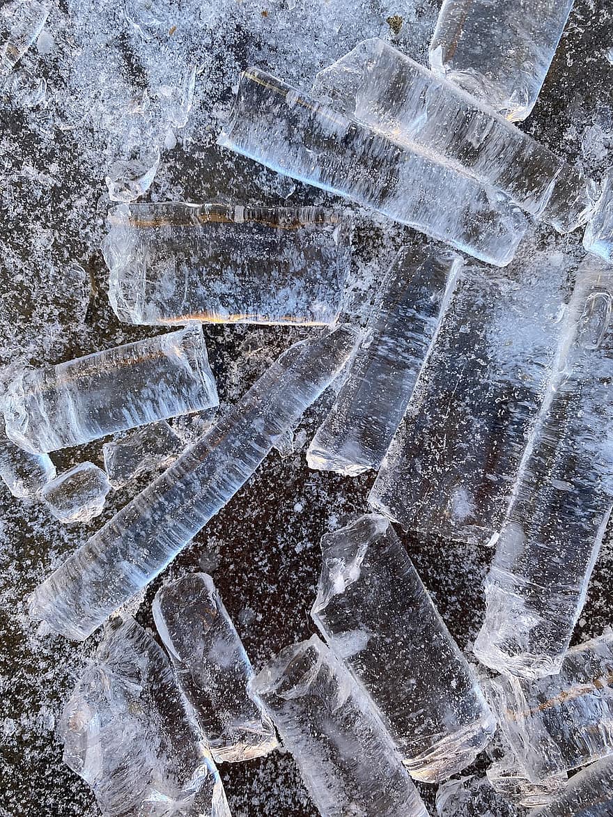 es, Kristal es, musim dingin, Es, kesegaran, merapatkan, latar belakang, basah, beku, embun beku, minuman