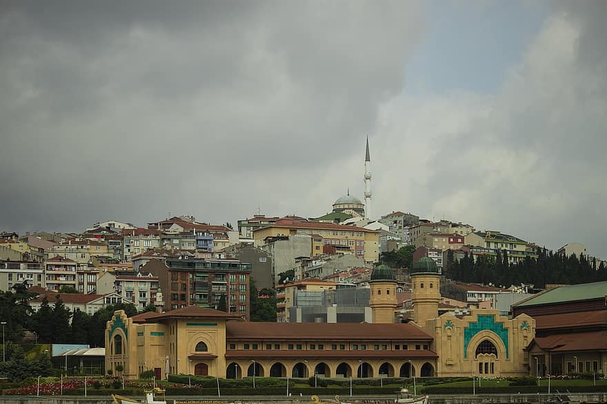 джамия, ислям, Истанбул, Турция, град, градски, пейзаж, туризъм, пътуване, архитектура, сграда