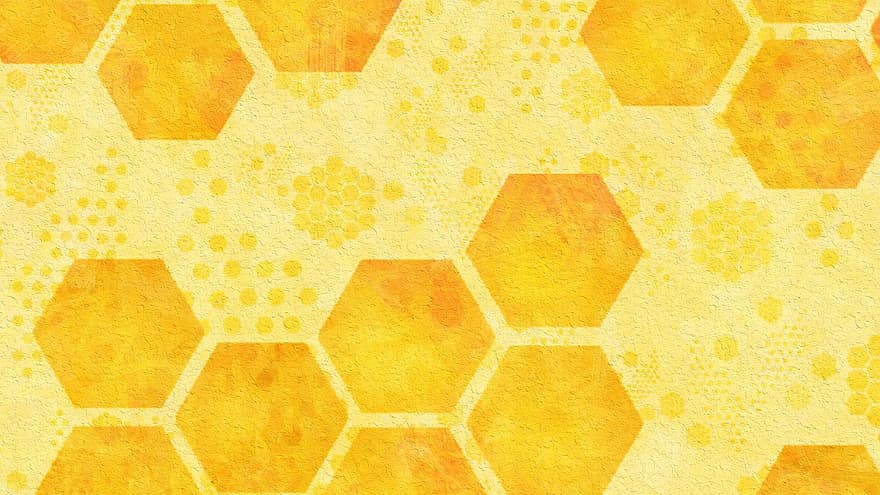 Honeycomb, Abstract, Background, Pattern, Geometric, Honey, Thanksgiving, Autumn, Yellow, Golden, Easter