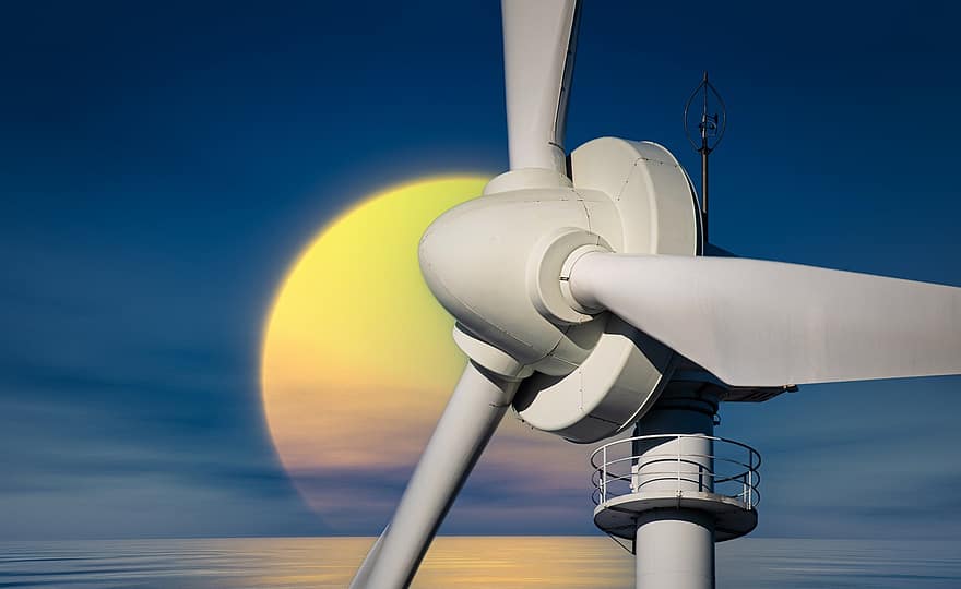 завихрение, ветряная мельница, ветровая энергия, энергия, экологические технологии, ветровая турбина