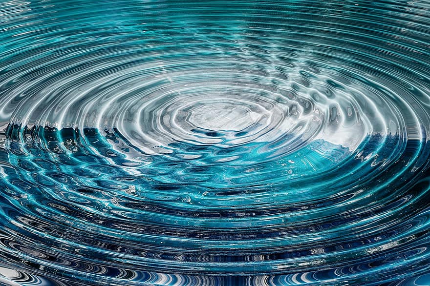 Wave, Water, Rings, Color, District, Round, Fractal, Background, Abstract, Swinging, Bright