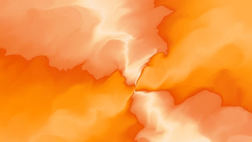 laranja, 3d, fundo, desenhar, agua, ondulação, branco
