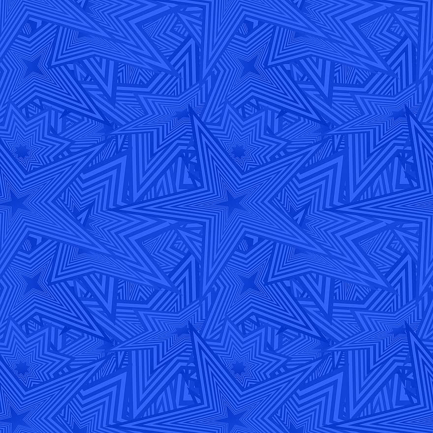 Blue, Star, Pattern, Seamless, Wallpaper, Background, Seamless Pattern, Design, Texture, Backdrop, Decoration