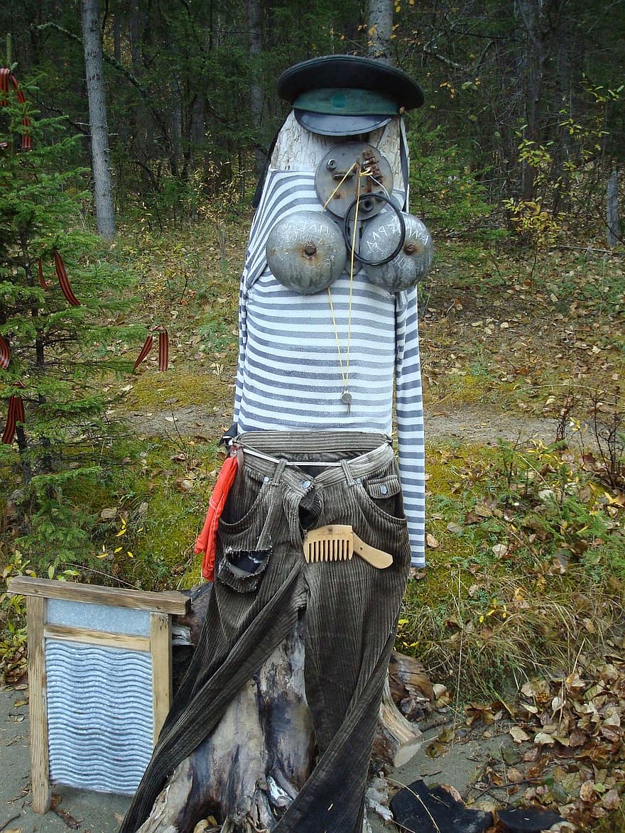 Nature, Alloy, Forest, Statue, Junk