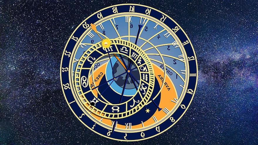amigos, astrología, astronomía, Luna, hora, Dom, Luna azul