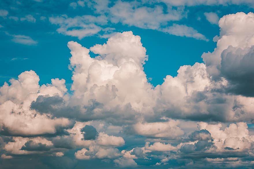 Clouds, Sky, Nature, Cumulus, Mood, Weather, The Background, Blue