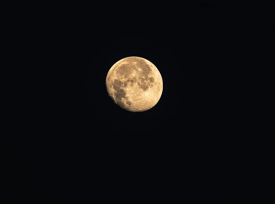 měsíc, nebe, úplněk, noc, měsíční svit, měsíční, temná obloha, luna, fantazie, astronomie