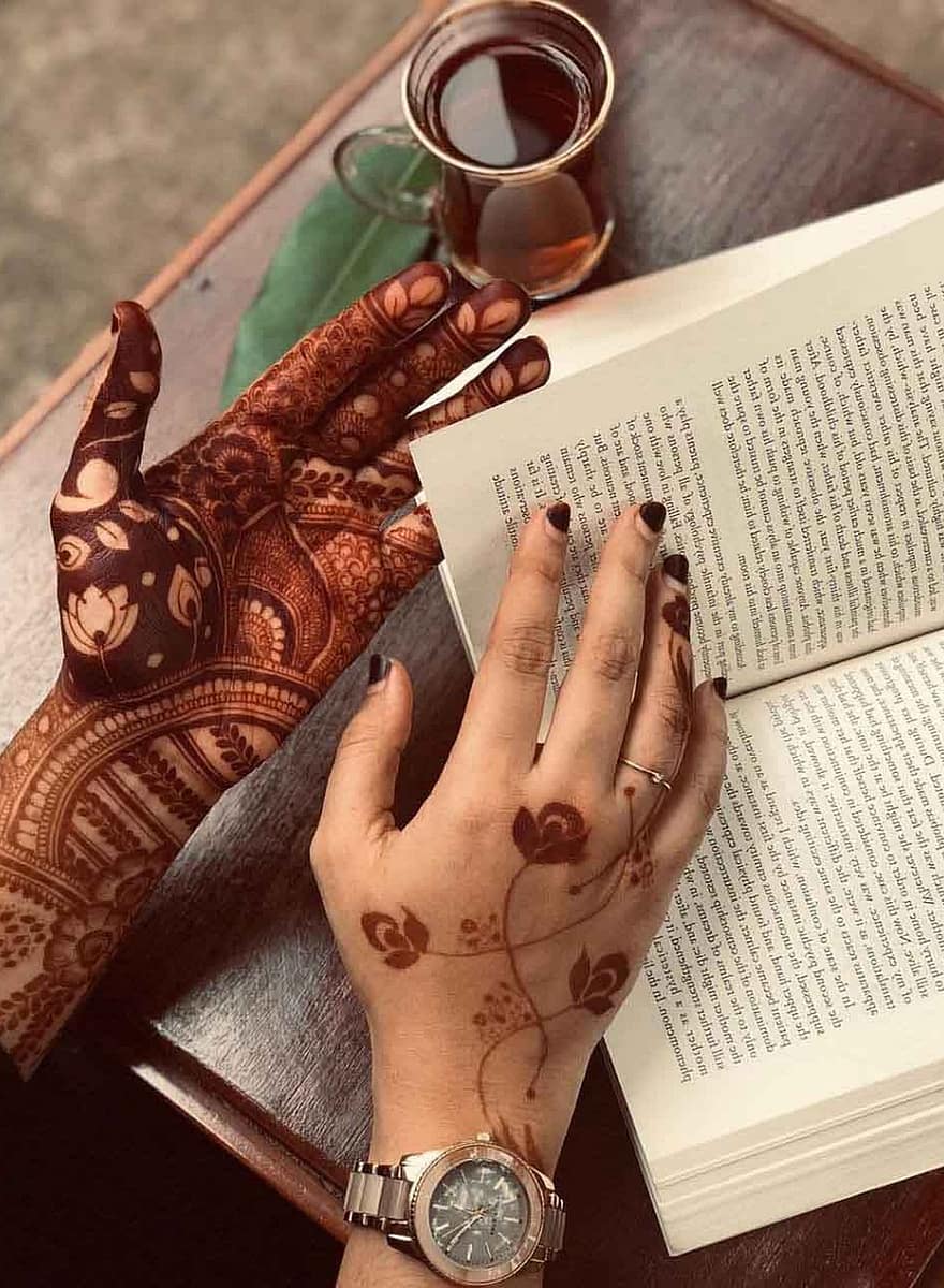 Mehndi, Tattoo, Reading, Bride, Wedding, Henna Tattoo