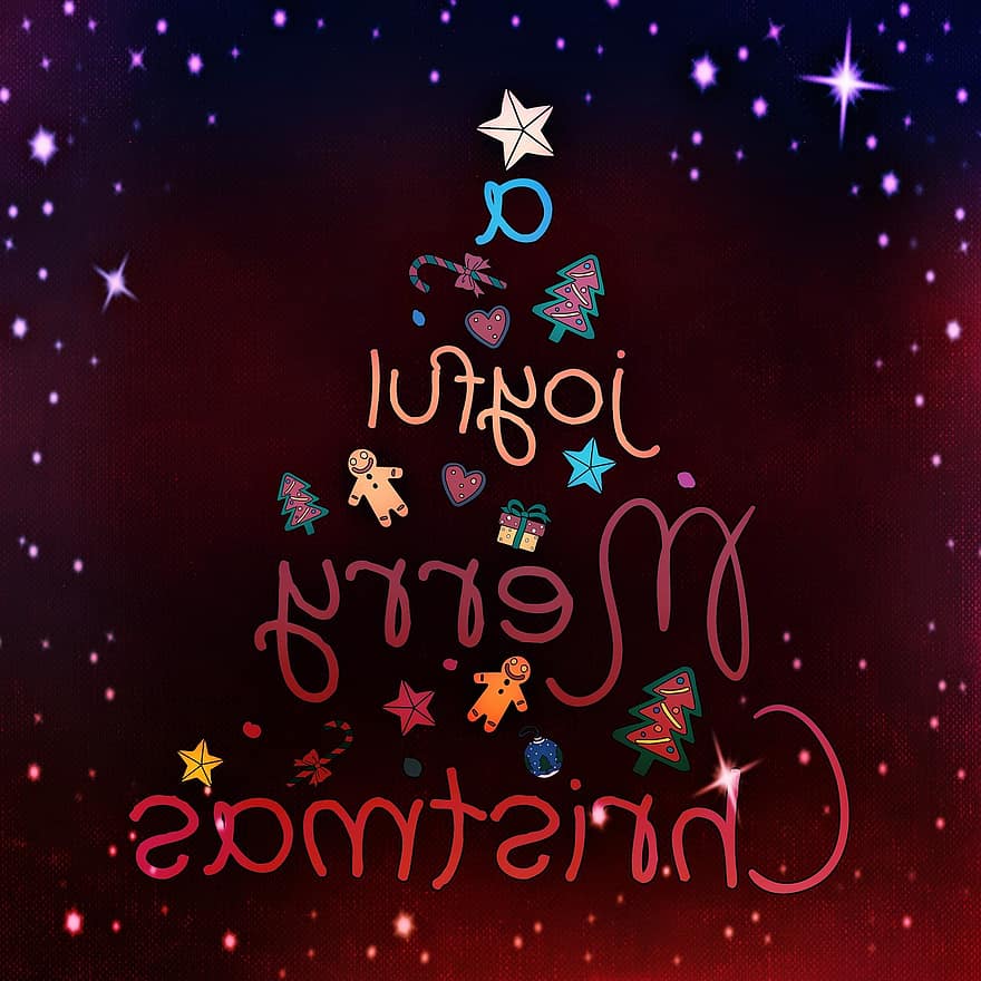 Navidad, celebrar, festival, vacaciones, adornos de navidad, contemplativo, tarjeta de felicitación