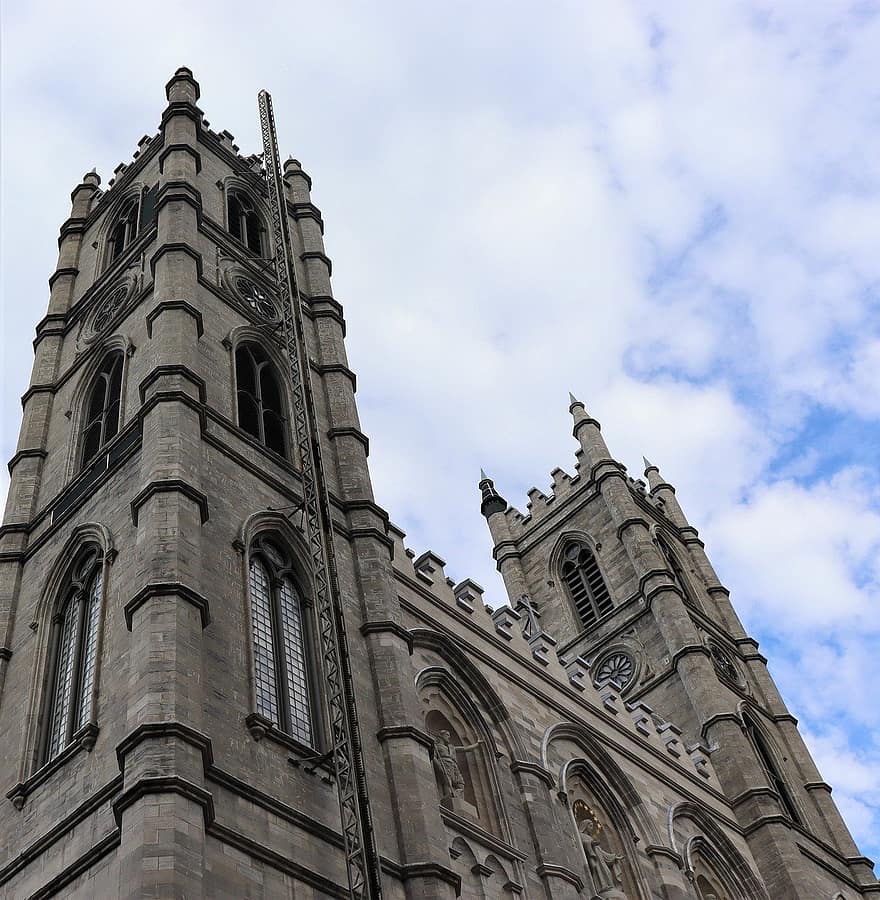 Notre Dame Basílica, Montreal, Iglesia, arquitectura, edificio, Edificio histórico