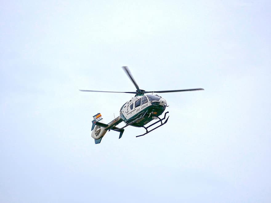 helicóptero, vuelo, emergencia, rescate