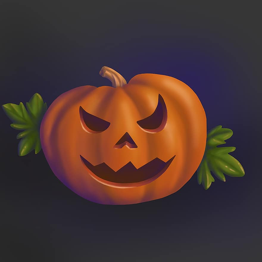 Pumpkin, Halloween, Tradition, Spooky, Horror, Autumn, Decoration, October, illustration, evil, cartoon