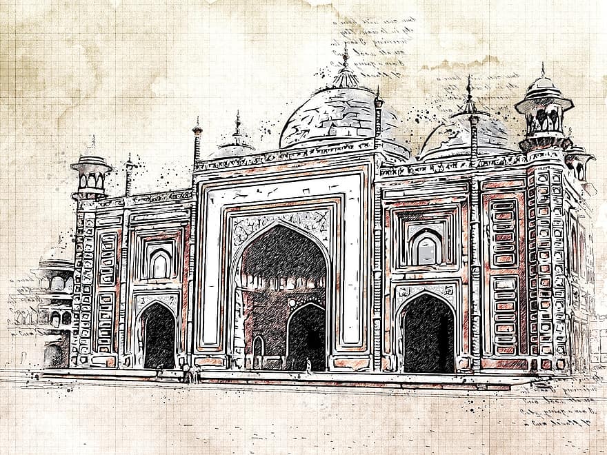Palace, Monument, Building, Tomb, Marble Mausoleum, Taj Mahal, World Heritage, Architecture, Tourism, India, Travel