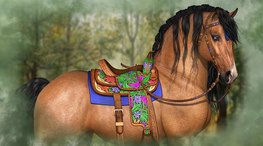 кінь, кобила, природи, тварина, коні, конячий, кінний спорт, верхова їзда, жеребець, західний, оленяча шкіра
