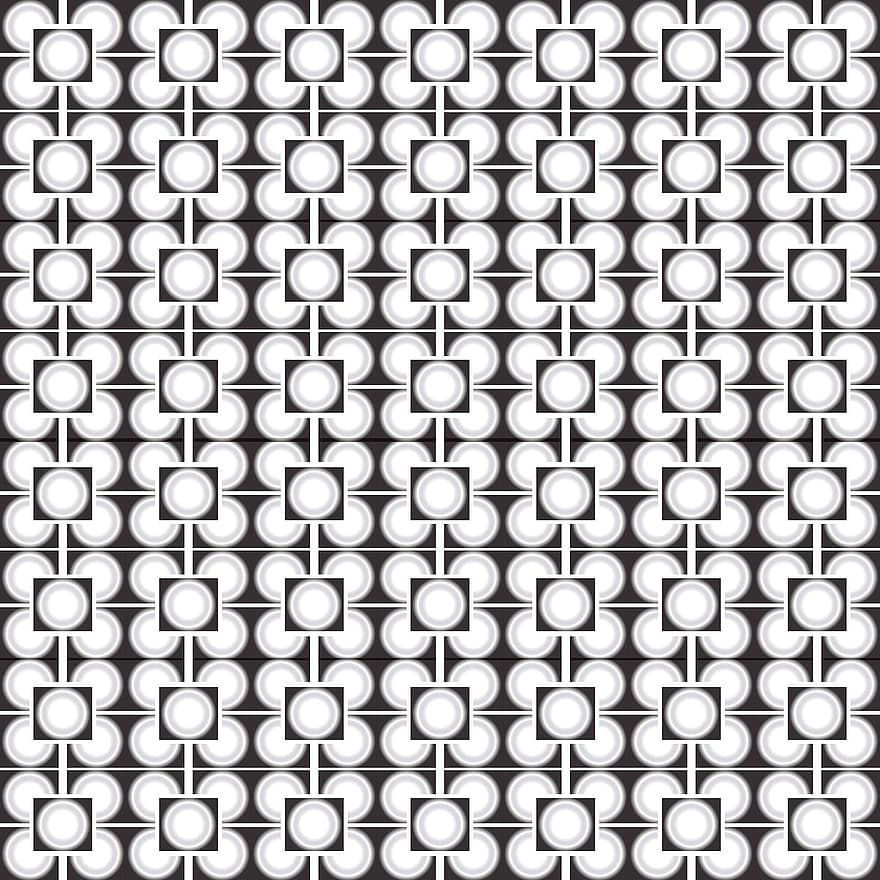 vzor, Pozadí, textura, Černá, bílý, bezešvý, moderní, abstraktní, ve stupních šedi, geometrický, design