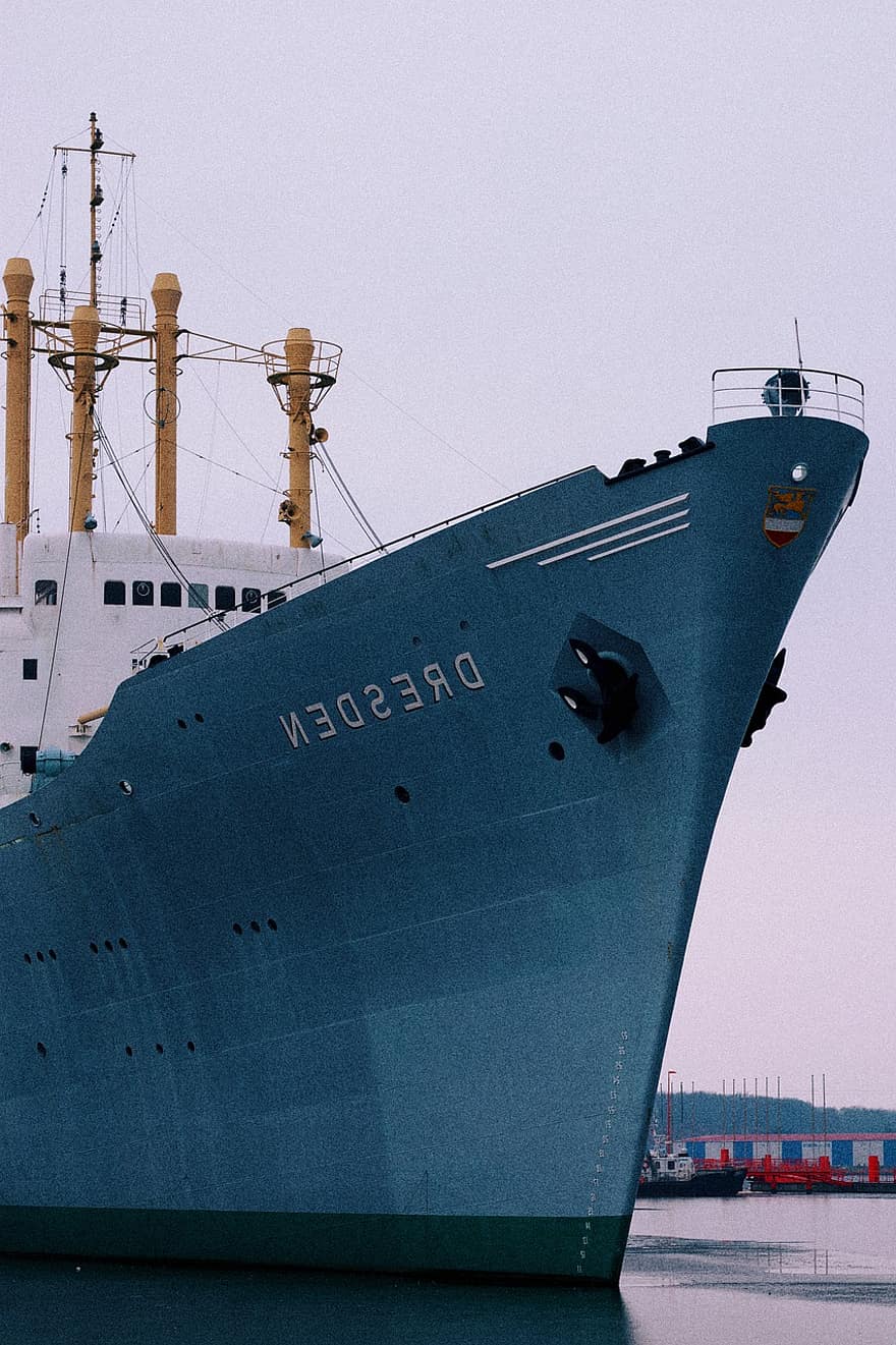 fartyg, vattenfartyg, containerfartyg, transportfartyg, hav, Nordsjön, vadehavet, nautiska fartyget, transport, frakt, industriellt fartyg