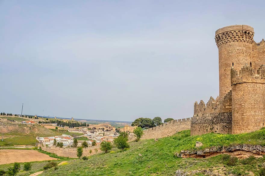 castello, architettura, sito storico, Aragona, Spagna, vecchio, storia, posto famoso, medievale, paesaggio, antico