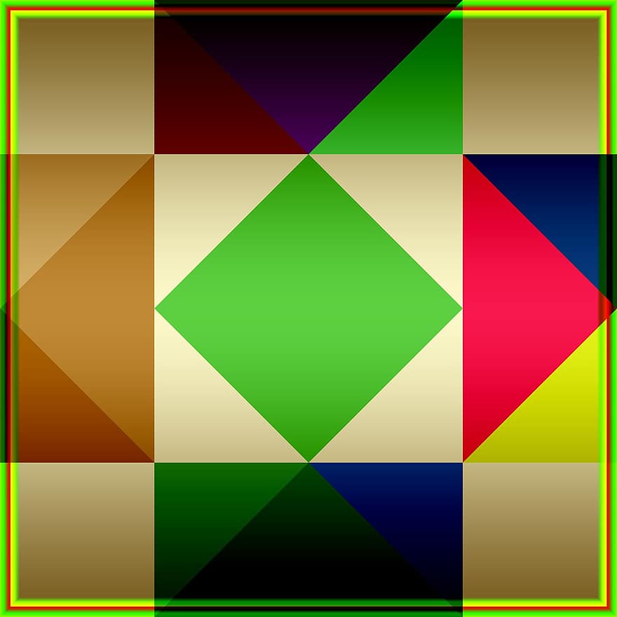 平方、矩形、三角形、長方形の、抽象、カラフル、パターン、バックグラウンド、形、設計、色