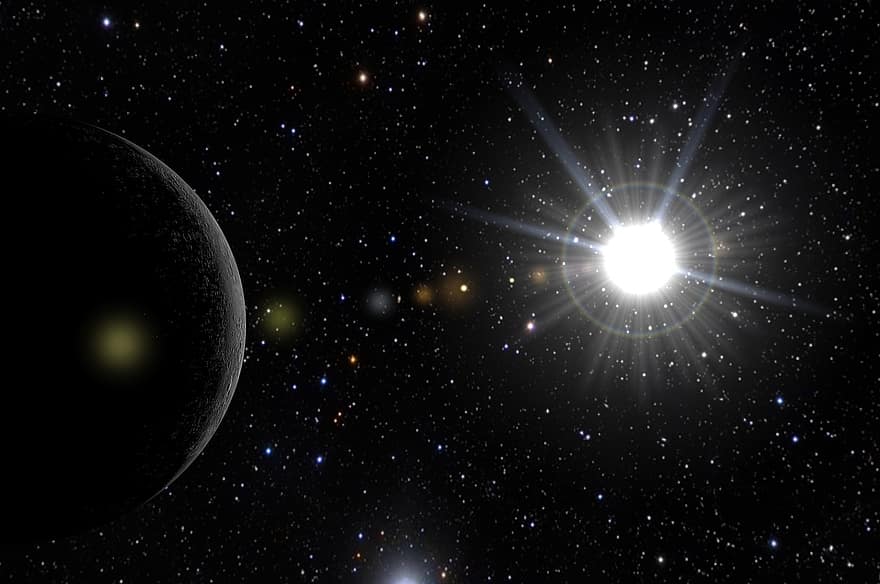 Sun, Mercury, Cosmos, Star, Solar System