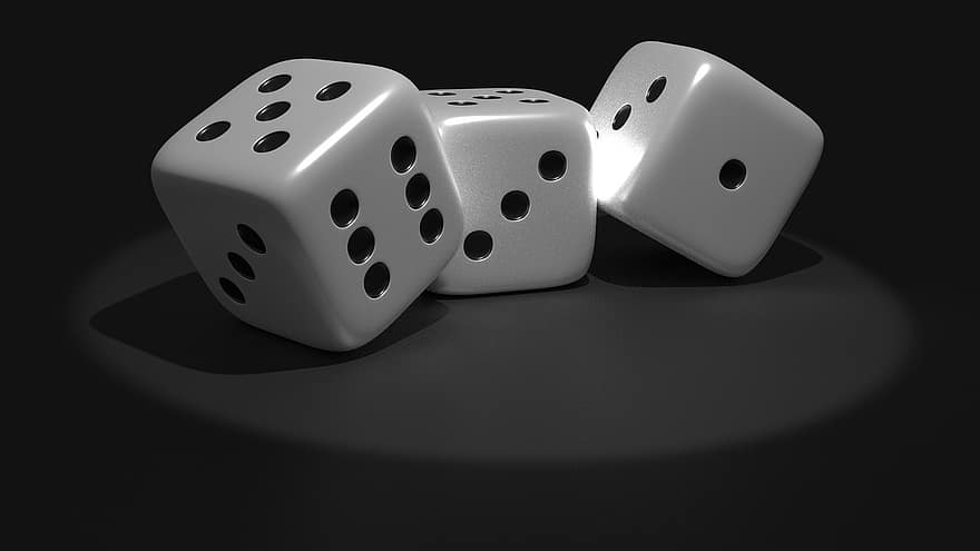 kocka, véletlen, szerencse, szemszámok, pont, szerencsejáték, szerencsés kocka, négyzet, gesellschaftsspiel, számok szemét, valószínűség