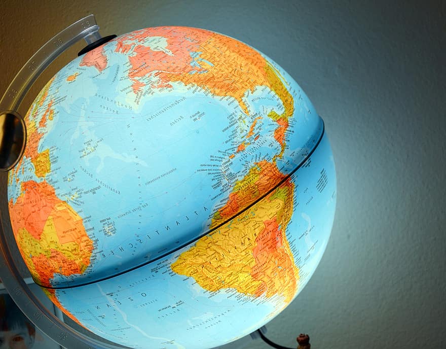 glob, Ziemia, geografia, Badania, podróżować, szkoła, nauczanie, Edukacja, kierunek, atlas, mapa geograficzna