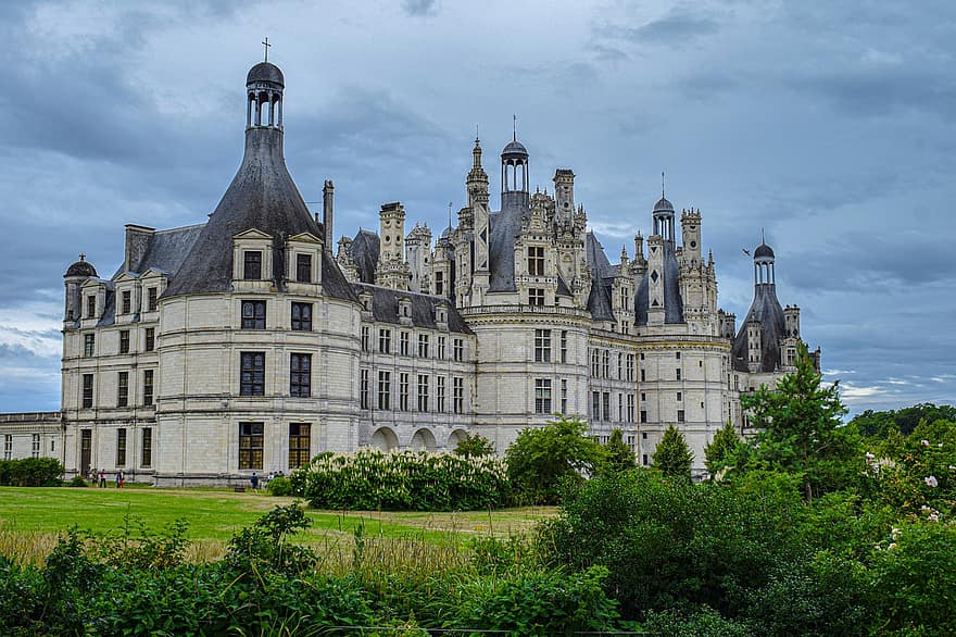 castillo, Loire, boutique, Renacimiento, arquitectura, edificio, estructura