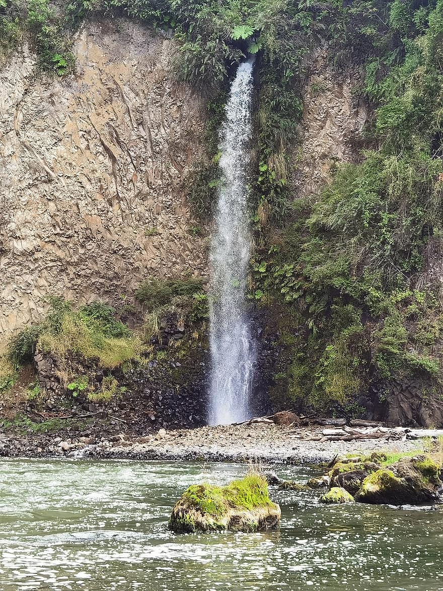 Waterfall, Cliffs, Water, River, Flow, Flowing Water, Cascading, Torrent, Nature, Landscape, Park