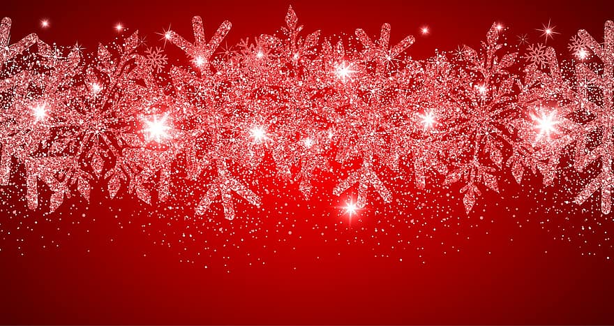 Weihnachten Hintergrund, Urlaub, Weihnachten, Dekoration, Schneeflocken, Rahmen, Banner