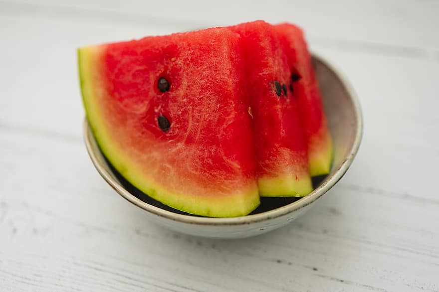 watermeloen, fruit, voedsel, plak, toetje, rijp, vers, biologisch, heerlijk, lekker, sappig
