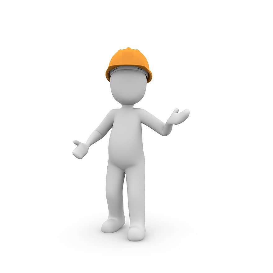 建設労働者、サイト、実権を握る、造る、作業、工事、職人