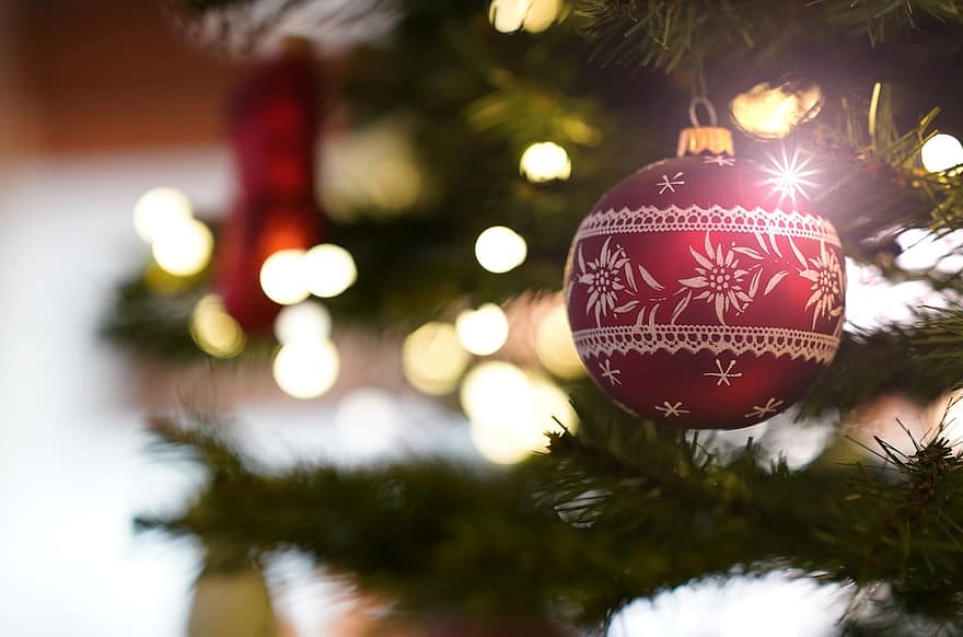 bombka, drzewko świąteczne, Boże Narodzenie, mapa, jodła, świąteczne dekoracje, świąteczny wystrój, ornament, cacko, dekoracja, dekoracje