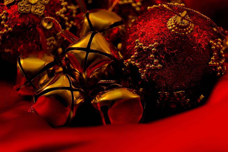 Kalėdos, Kalėdų kamuolys, Kalėdų lemputė, apdaila, šventė, ornamentas, sezoną, sezoninis, fonas, Iš arti, blizgantis