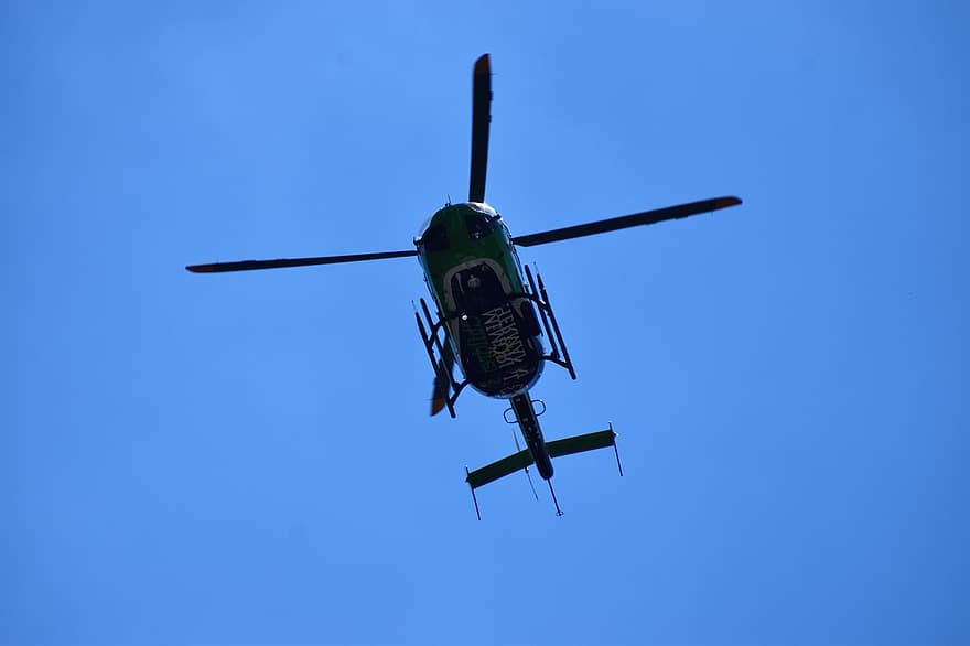helikopter, penerbangan, responden pertama, pesawat terbang, houston, texas, layanan darurat
